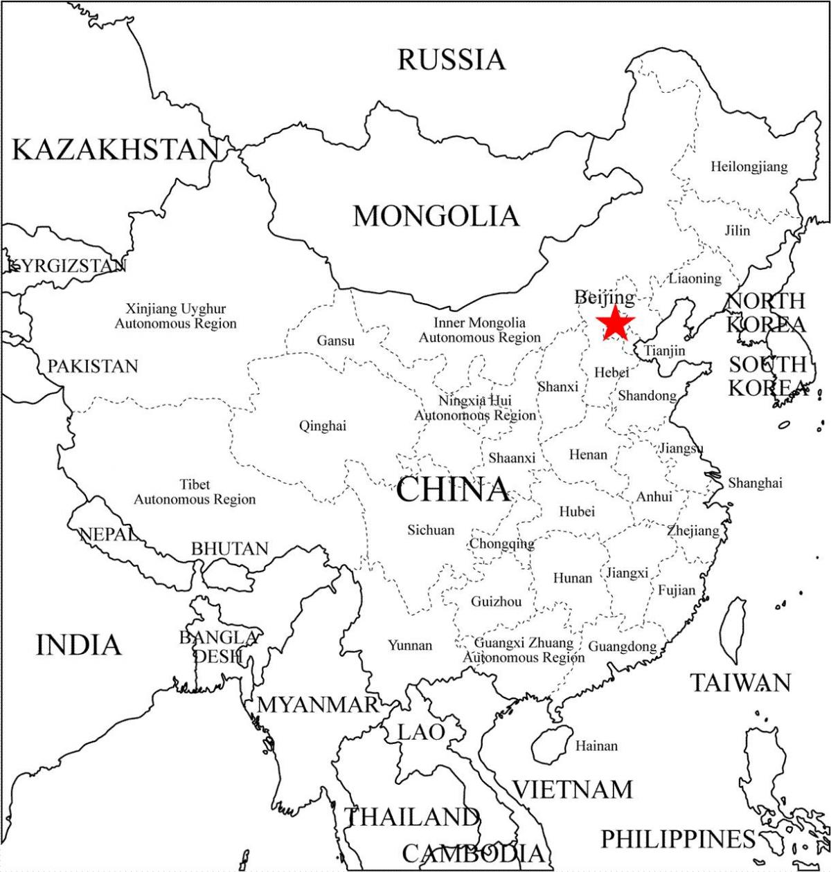 Китай скреч карта