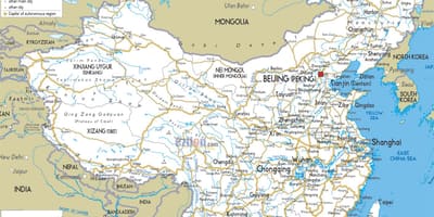 Китай пътищата на картата