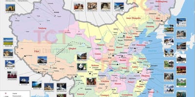 Карта на Китай връх