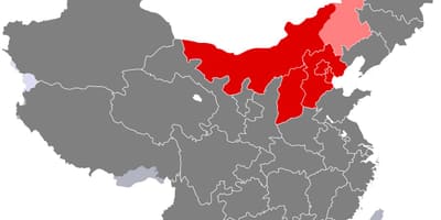 Карта На Северен Китай