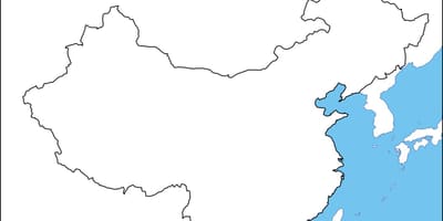 Китай е празна картата