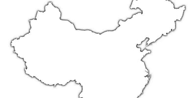 Скреч карта на Китай