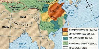 В древен Китай география